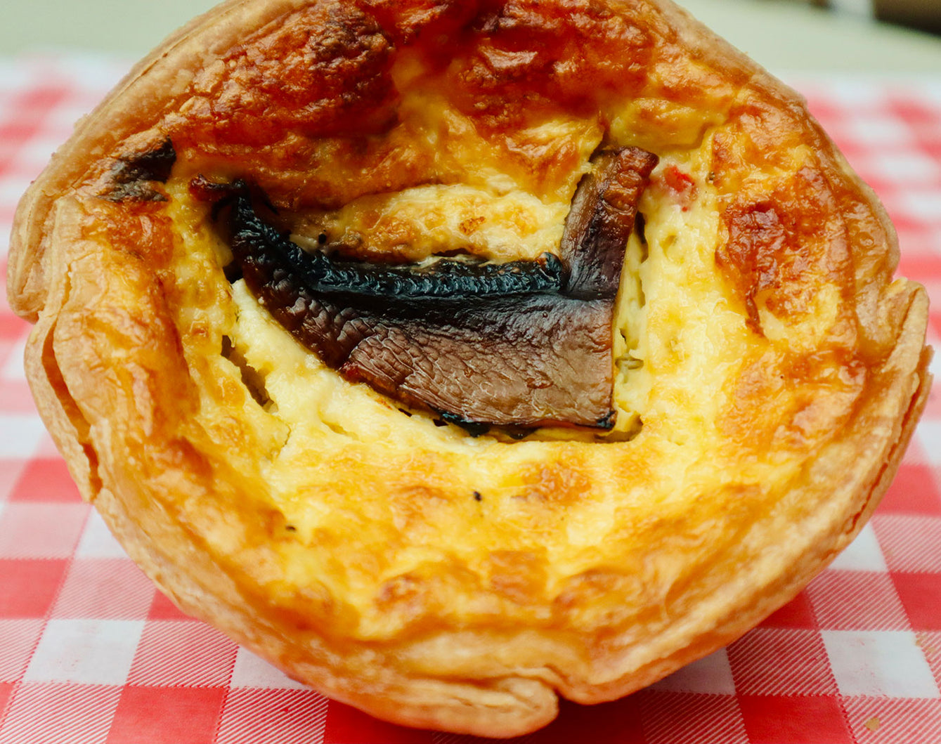Mushroom Quiche